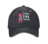 Classico Versatile Berretto da Baseball Frode fiscale, IRS, Dinosauro, Divertente Demin Trucker Cappello Avventure all'Aria Aperta Cappelli da Uomo per Gli Uomini PLeisure Regali Sportivi