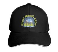 Classico versatile berretto da baseball Proteggi la Madre Terra Illustrata Montagna Cambiamento Climatico Ambasciatore Cappello da golf Cappello con pompon Ragazza Da uomo PLeisure regali sportivi