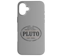 Classico Vintage Originale Pianeta Nano Plutone Custodia per iPhone 16 Plus