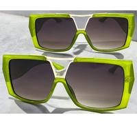 Classico Vintage Retrò Hardcore Hip Hop Rapper Mezzano Sole Quadrato Verde Frame