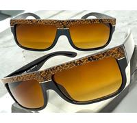 Classico Vintage Retrò Hip Hop Rapper Mezzano Stile Sole Nero Serpente Frame