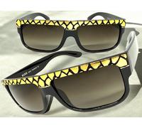 Classico Vintage Retrò Hip Hop Rapper Mezzano Stile Sole Nero Serpente Telaio Di