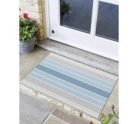 Classico Zerbino Entrata Blue Striped Modern malist Gradient Lines Aesthetic, Tappetini, Cucina, Interno, Esterno, Indistruttibile Tappeto da Bagno 40X60cm
