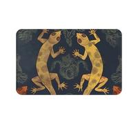 Classico Zerbino Esterno Gecko Lizards, Tappetini, Cortile, Interno, Terrazzo, Antiscivolo Tappeto Asciugapassi 40X60cm