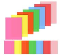 Classicseali 14 pezzi di sovrapposizioni colorate dislessia, aiuto per la lettura dei bambini, sovrapposizioni colorate, autoadesive, correzione del colore per persone con daltonismo e debolezza della