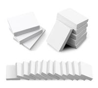 Classicseali 80 libri vuoti in miniatura, Mini Books Blank, scala 1:12, modello per lavori di bricolage, decorazione per la casa delle bambole, accessori per giochi di ruolo (bianco)