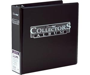Classificatore ad anelli per fogli di carte A4 da collezione (nero)