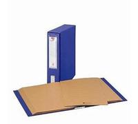Classificatore alfanumerico con custodia King Mec MEC 12 dorso 7 cm blu 11304
