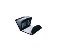 Classificatore Exafolio Exactive - 6 scomparti - PPL - 25,5x33 cm - nero - Exaco