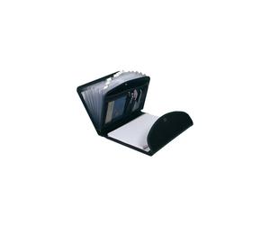 Classificatore Exafolio Exactive - 6 scomparti - PPL - 25,5x33 cm - nero - Exaco