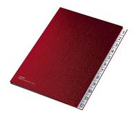 Classificatore Cartella Monitore Numerico 1/12 ROSSO 627-N 24x34 cm.