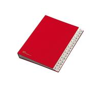 Classificatore Cartella Monitore Numerico 1/31 643-D ROSSO 24x34 cm.