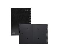 Exacompta Cartella portadocumenti 57032E riciclata cartone extra resistente 32 scomparti A4 blu