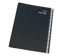 Classificatore numerico Q-Connect 270x340 mm nero 1-12 - KF04562