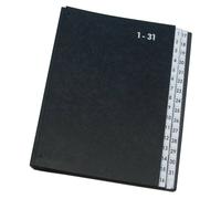 Classificatore numerico Q-Connect 270x340 mm nero 1-31 - KF04564