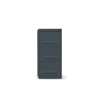 Classificatore ufficio in metallo 50x68x108h con 3 cassetti e maniglia stampata colore Antracite