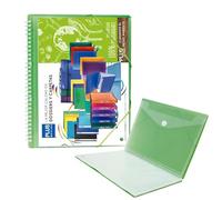 Classificatori marca Plus Office modello cartella custodie Plus ESP.GOMMA 20F VERD