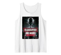 Classified Aliens Exist, Grafica Glitch, Design fantascientifico retrò Canotta