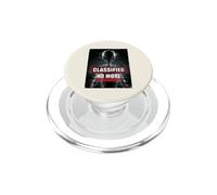 Classified Aliens Exist, grafica glitch, design fantascientifico retrò PopSockets PopGrip per MagSafe