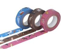Classiky INNSPIRO Set 3 nastri adesivi masking tape washi ongatukai 15 mm x 15 m.