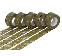 Classiky Set 5 nastri adesivi masking tape washi girls yomogi verde 24 mm x 15 m.