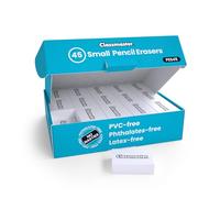 Classmaster White Plastic Pencil Eraser (Pack of 45)