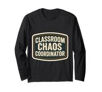 Classroom Chaos Coordinator, Insegnante di Scuola Materna Maschile Maglia a Manica