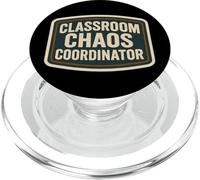 Classroom Chaos Coordinator, insegnante di scuola materna maschile PopSockets PopGrip per MagSafe