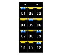 Classroom Pocket Chart - Classroom Phone Holder, Classroom Calculator Holder Chart | Numbered Classroom Phone Organizer Calculator Holder, School Storage Supplies for Smartphones Calculators Cards