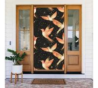 Classy Bird Flash Gold Print Coperture decorative per porte, decorazioni per interni ed esterni, primavera, estate, autunno, inverno, Halloween, Natale, decorazioni per la casa