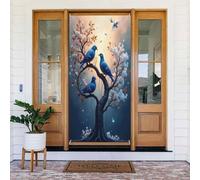 Classy Bluebird Stampa n. 64 Coperture decorative per porte, striscione per interni ed esterni, primavera, estate, autunno, inverno, Halloween, Natale, decorazioni per la casa
