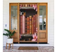 Classy Book Print No.31 Coperture decorative per porte, striscione per interni/esterni, primavera, estate, autunno, inverno, Halloween, Natale, decorazioni per la casa