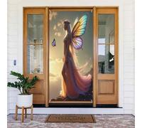 Classy Farfalla Donna Stampa No.263 Coperture Decorative per Porta Banner Decorazioni per Interni/Esterni, Primavera Estate Autunno Inverno Halloween Natale Decorazioni per la casa