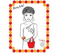 Classy Lady Notebook Displaying Dark Blue-Eyed Girl