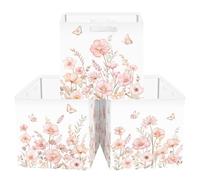 Clastyle Set di 3 Flores Kallax Scatola Portaoggetti Bambini Contenitori
