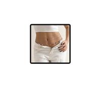 Clataly Boho Multilayer Crystal Waist Chain Peach Cuore Paillettes Body Chain Stacking Belly Chains Estate Beach Accessori del corpo Gioielli per le Donne Ragazze (Argento)