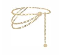 Clataly Multistrato Metallo Vita Catena Cintura Lunga Nappa Sole Charm Belly Chains Regolabili Waistbands per Le Donne Girl Dresses Body Jeans Gioielli