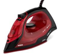 Clatronic Db 3752-Macchina da Stiro, 3 Livelli di Regolazione del Vapore (0-1-2), 7 funzioni, Serbatoio dell'Acqua Trasparente (ca. 250 ml), Colore: Rosso,