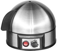 Clatronic Cuociuova EK 3321 – 7 uova, 400 W, Acciaio inossidabile, Nero, 220-240 V