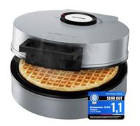 Clatronic Ferro per corna, rivestimento antiaderente, con cono di corna, regolatore continuo per abbronzatura a piacimento, macchina per corna, 1200 W, grande superficie di cottura, ferro per cialde