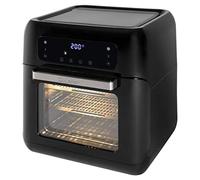 Clatronic Friggitrice ad aria calda XXL | 11 litri | Mini forno | touch screen a LED | fino a 200 °C | Mini forno con convezione d'aria | 9 programmi | 1500 Watt | 4 livelli | Air Fryer | FR 3747 H