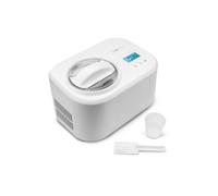 Clatronic® ICM 3799 Ice Cream Maker and Yoghurt Maker, Ice Cream in 20 Minutes, for up to 1000 ml, Ice Cream Maker with Compressor for Ice Cream and Frozen Yoghurt, Includes Recipe Suggestions,