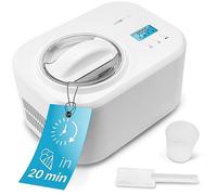 Clatronic® ICM 3799 Ice Cream Maker and Yoghurt Maker, Ice Cream in 20 Minutes, for up to 1000 ml, Ice Cream Maker with Compressor for Ice Cream and Frozen Yoghurt, Includes Recipe Suggestions,