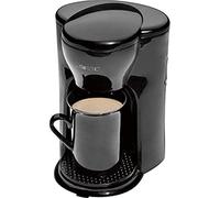Clatronic Macchina da caffè 1 tazza | caffettiera | caffettiera a filtro incl. tazza in ceramica | filtro permanente (rimovibile) | 140 ml | piccola macchina da caffè a filtro da viaggio | KA 3356