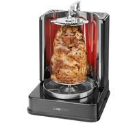 Clatronic® Kebab Multigrill | Perfetto per gyros, kebab e altro ancora | Griglia per gyros per grigliare a casa senza grassi | Griglia per kebab con spiedo rotante e 6 spiedini di carne | DVG 3686