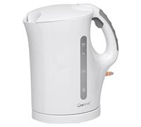 Clatronic® Kettle, bollitore elettrico, 1,7 l, con spegnimento automatico e manuale, filtro anticalcare rimovibile, max. 2200 Watt, bollitore, WK 3819, bianco