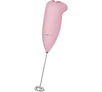 Clatronic MS 3089, schiuma di latte, alloggiamento soft touch, scoop in acciaio inox, schiuma di latte in pochi secondi, facile da pulire, a batteria, colore rosa