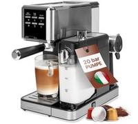 Clatronic PC-ES-KA 1266 Espressomaschine silber/black Macchina 501266