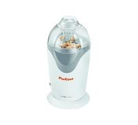 Macchina per popcorn elettrica Clatronic PM 3635, macchina per popcorn per la casa, preparazione rapida con vassoio per porzioni, senza grassi e olio, 1200 watt, bianco
