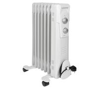 Clatronic RA 3735 Interno Bianco 1500 W Riscaldatore ambiente elettrico a olio